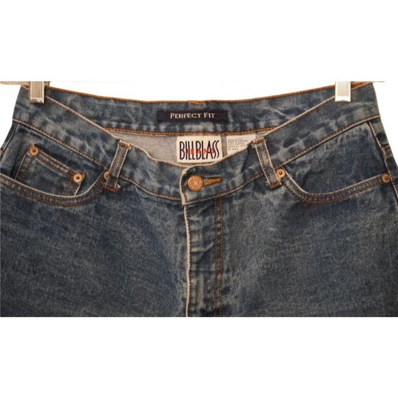 Bill Blass Jeans, High Waisted, Blue Denim, Mom Jeans, Tagged Size 10, Perfect F - Picture 5 of 10